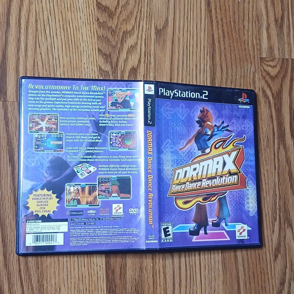 Playstation 2 DDRMAX Dance Dance Revolution PS2 Case ONLY‎ (NO MANUAL NO GAME)